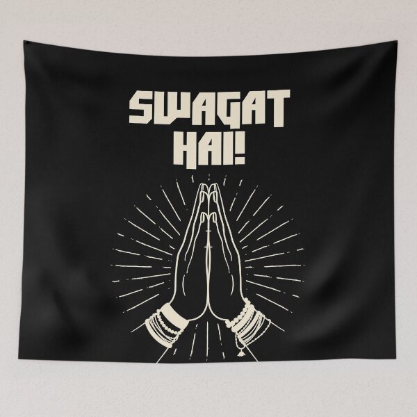 Item preview, Swagat Hai - Indian Quote - Welcome designed and sold by The Uphaar Store.