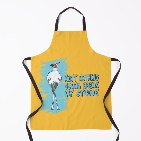 Item preview, Nothing gonna break my stride Secretary Bird designed and sold by Scrabbly Doodles.