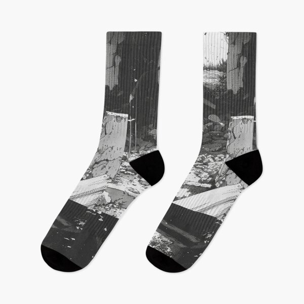 Item preview, ruined – melancholic black and white manga anime girl designed and sold by ForsakenFrames.