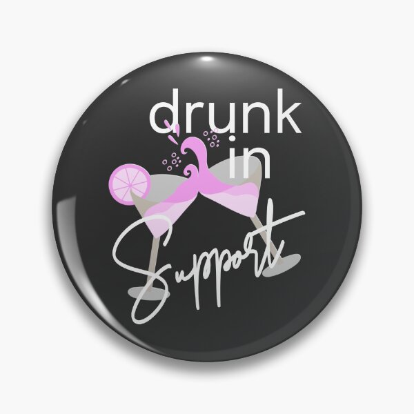 Item preview, Drunk in support for dark backgrounds designed and sold by VariousGoodies.