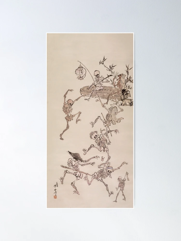法華寺追想ぼさつ　油絵 fposter,medium,wall_texture,