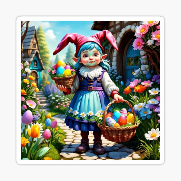 Item preview, Cute Easter Gnome designed and sold by Jbl55.