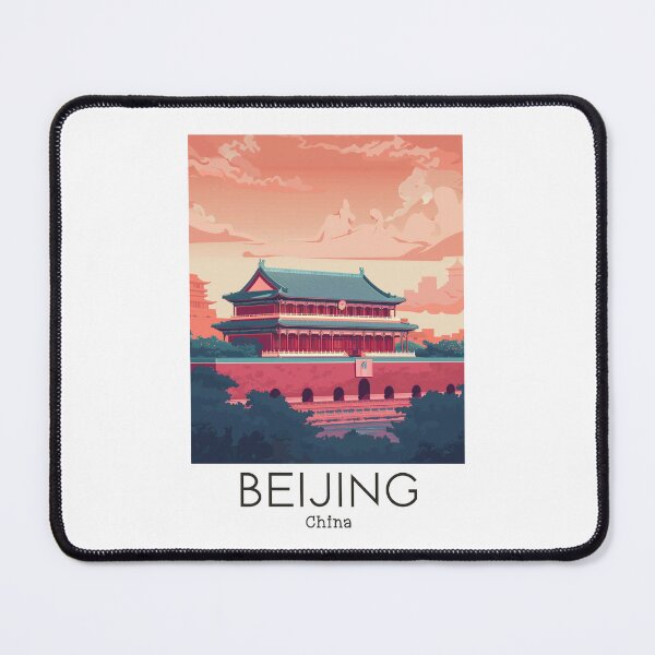 Item preview, A Vintage Travel Illustration of Beijing - China designed and sold by GoodOldVintage.