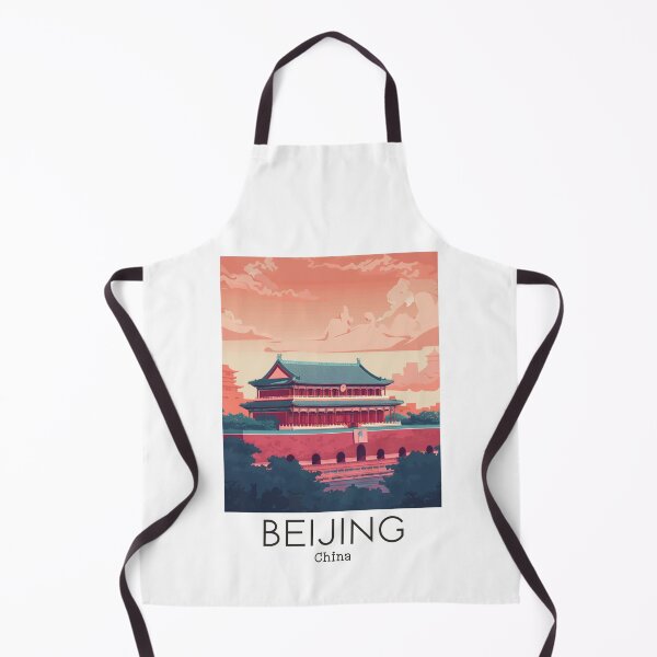 Item preview, A Vintage Travel Illustration of Beijing - China designed and sold by GoodOldVintage.