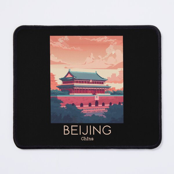 Item preview, A Vintage Travel Illustration of Beijing - China designed and sold by GoodOldVintage.