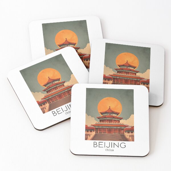 Item preview, A Vintage Travel Illustration of Beijing - China designed and sold by GoodOldVintage.