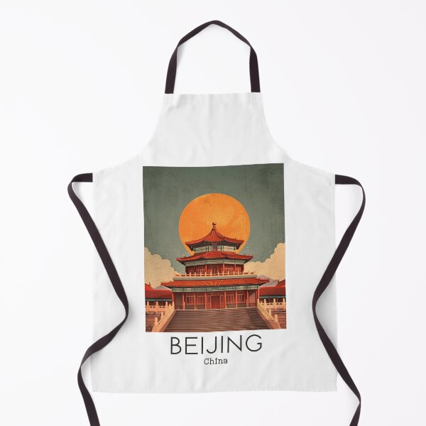 Item preview, A Vintage Travel Illustration of Beijing - China designed and sold by GoodOldVintage.