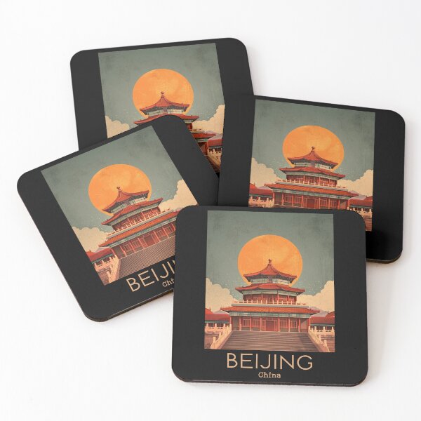 Item preview, A Vintage Travel Illustration of Beijing - China designed and sold by GoodOldVintage.
