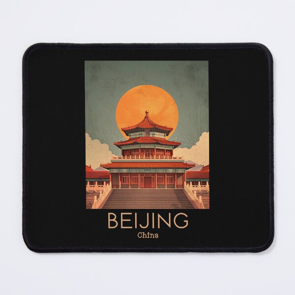 Item preview, A Vintage Travel Illustration of Beijing - China designed and sold by GoodOldVintage.