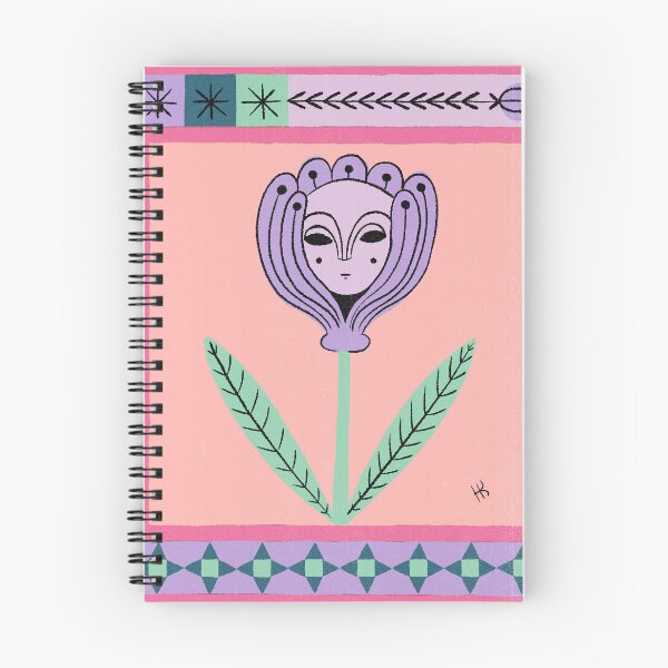Item preview, “Lukrécia” Floral Folk Illustration designed and sold by HennyKasa.