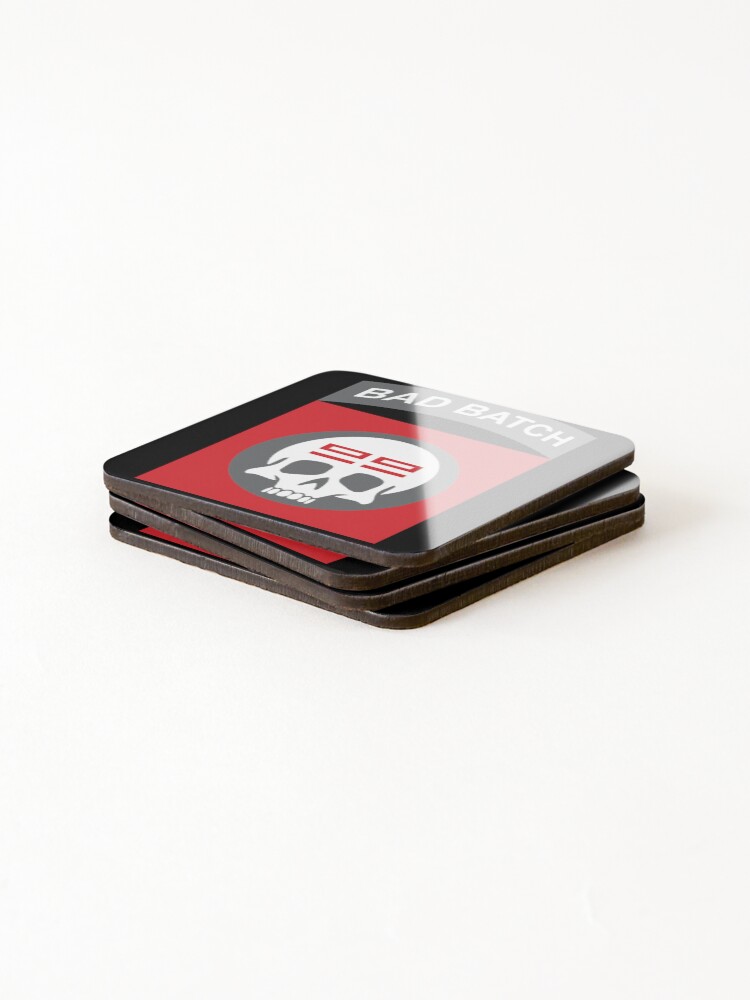 Thumbnail 4 of 5, Coasters (Set of 4), BAD BATCH unit patch designed and sold by baggss.