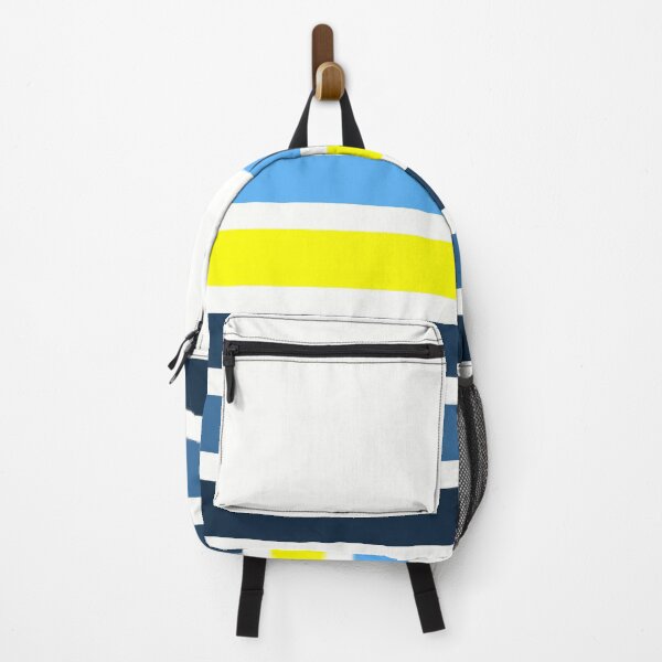 Item preview, Nautical Stripes Pattern Blue And Yellow designed and sold by WanderlustCoCo.