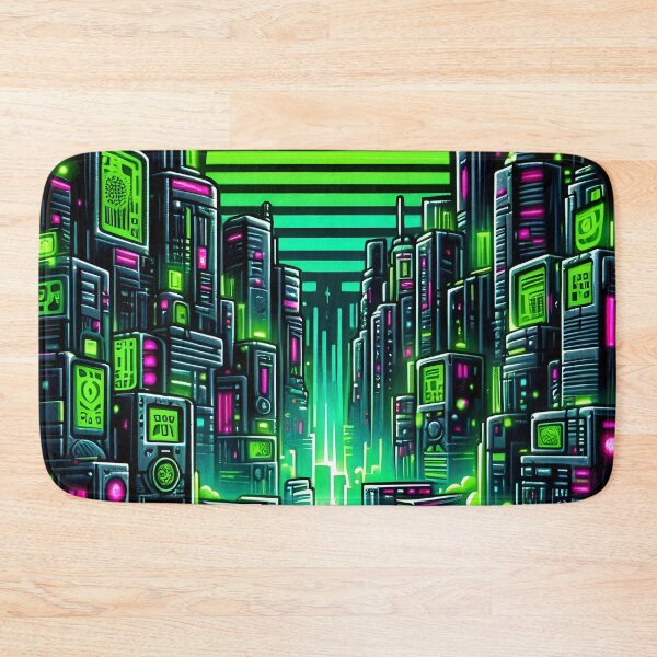 Item preview, Electric Cityscape designed and sold by AI-Only Creations.