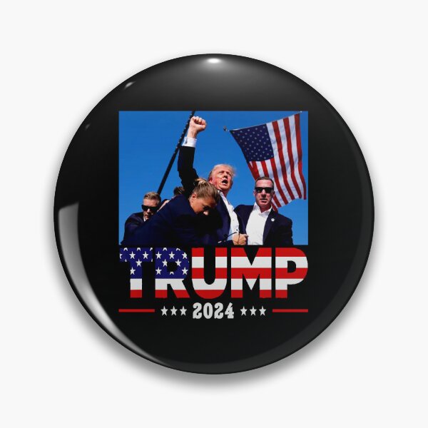 Item preview, Trump 2024 President Trump shot Trump for President 2024 Trump Assassination Attempt designed and sold by KawkawApparel.