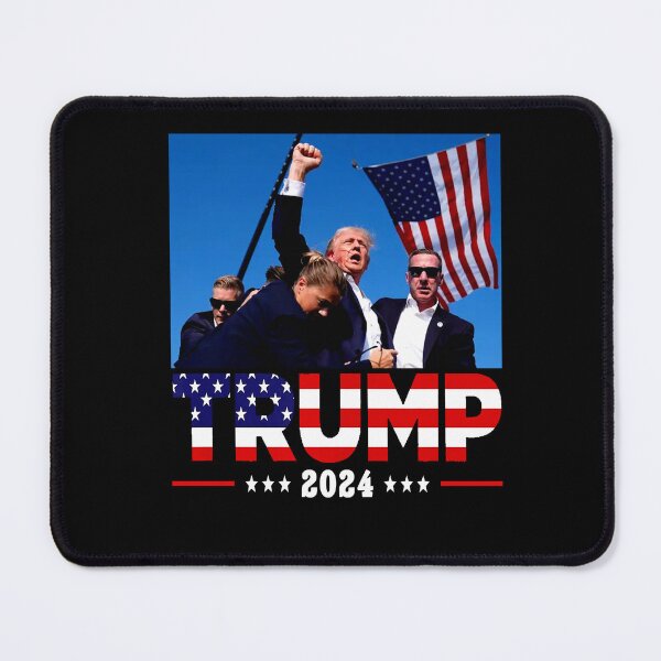 Item preview, Trump 2024 President Trump shot Trump for President 2024 Trump Assassination Attempt designed and sold by KawkawApparel.