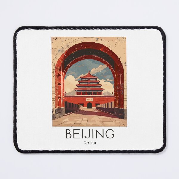 Item preview, A Vintage Travel Illustration of Beijing - China designed and sold by GoodOldVintage.