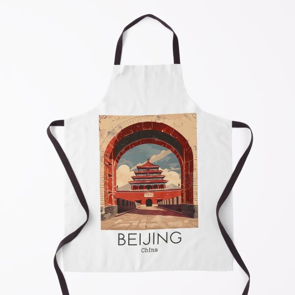 Item preview, A Vintage Travel Illustration of Beijing - China designed and sold by GoodOldVintage.