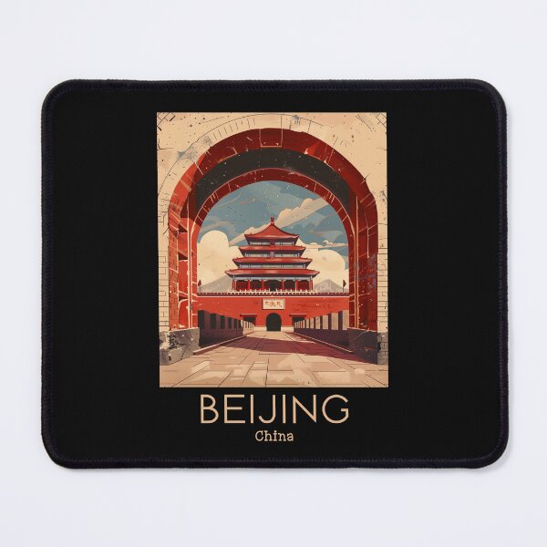 Item preview, A Vintage Travel Illustration of Beijing - China designed and sold by GoodOldVintage.