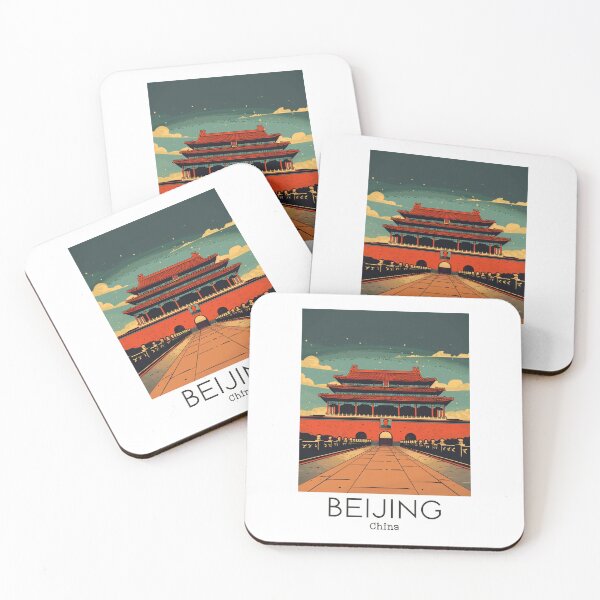 Item preview, A Vintage Travel Illustration of Beijing - China designed and sold by GoodOldVintage.
