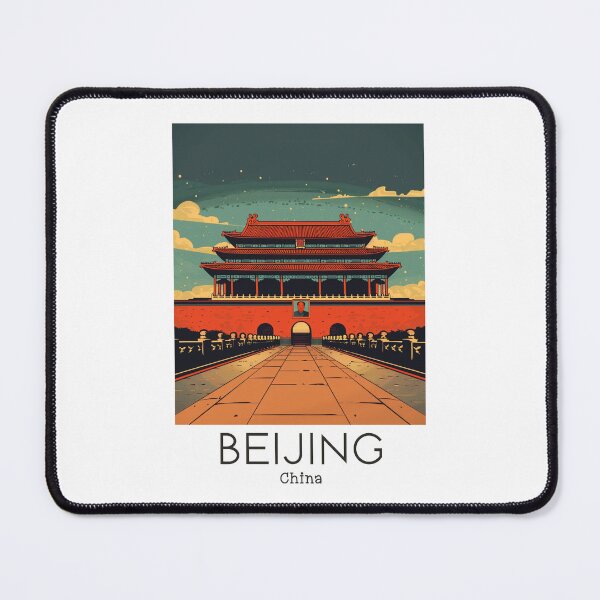 Item preview, A Vintage Travel Illustration of Beijing - China designed and sold by GoodOldVintage.
