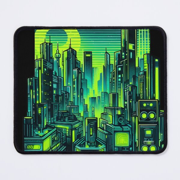 Item preview, Vibrant Dystopia designed and sold by AI-Only Creations.