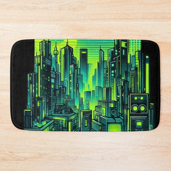 Item preview, Vibrant Dystopia designed and sold by AI-Only Creations.