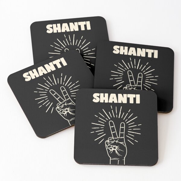 Item preview, Peace - Shanti - In Hindi - Funny Quote designed and sold by The Uphaar Store.