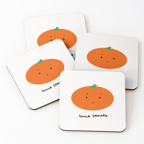 Item preview, Timid Tomato (with name) designed and sold by anastaakap.