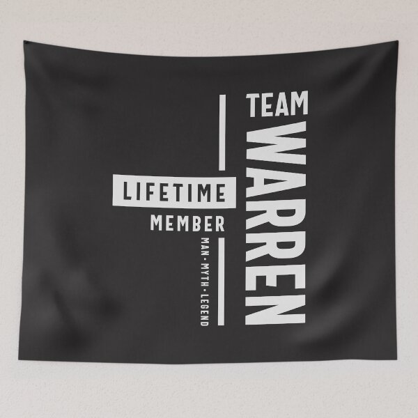 Item preview, Team Warren Lifetime Member Funny Name Warren designed and sold by cidolopez.
