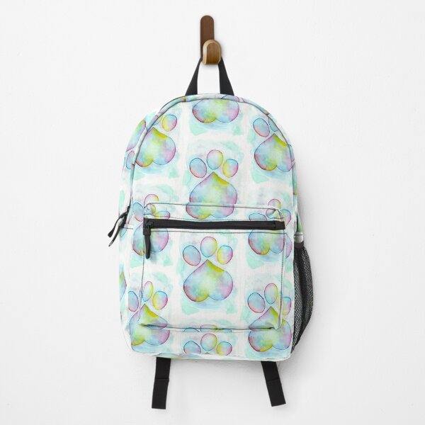 Item preview, Vibrant Trails Pawprint designed and sold by The Bellflower Mouse Art.