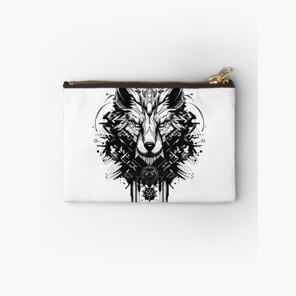 Item preview, Cyberwolf Black White Design v_1 mark 3 designed and sold by SoranDesign.