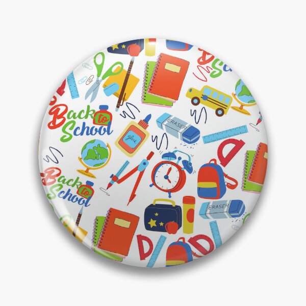 Item preview, Colorful Back to School Pattern with Books, Supplies, and Classroom Icons designed and sold by DesignYourWaystore.