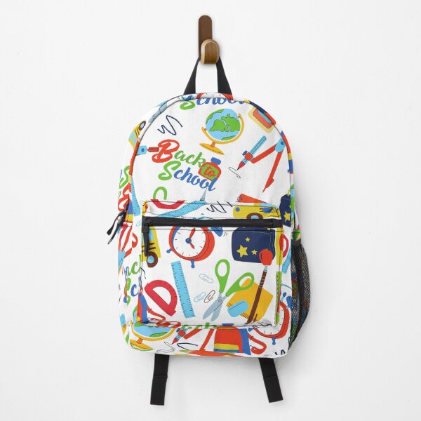 Item preview, Colorful Back to School Pattern with Books, Supplies, and Classroom Icons designed and sold by DesignYourWaystore.