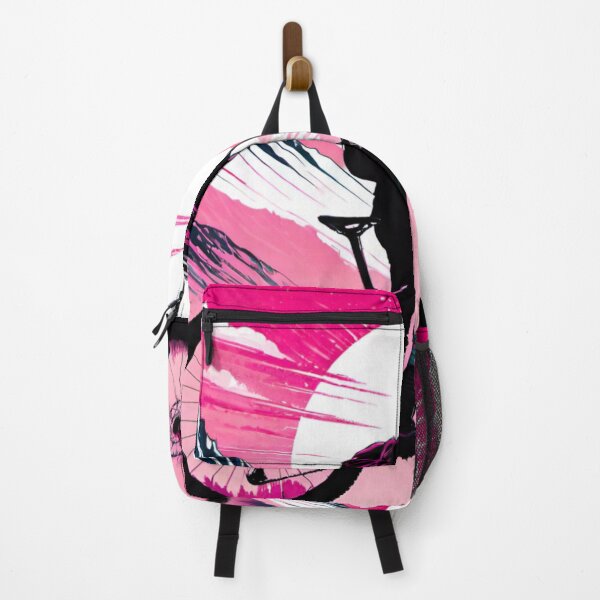 Item preview, Pink MTB Rider in Action designed and sold by GrizzlyCollective.