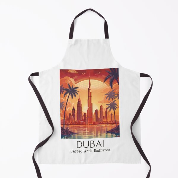 Item preview, A Vintage Travel Illustration of Dubai - United Arab Emirates designed and sold by GoodOldVintage.