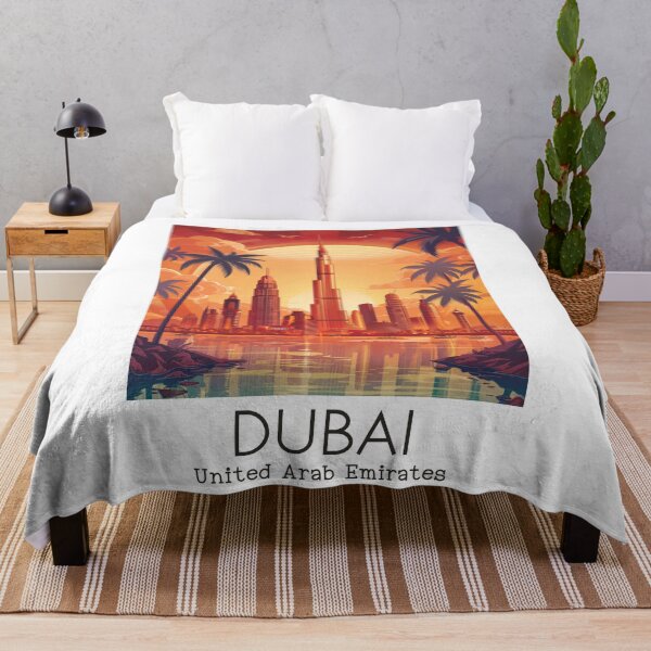 Item preview, A Vintage Travel Illustration of Dubai - United Arab Emirates designed and sold by GoodOldVintage.