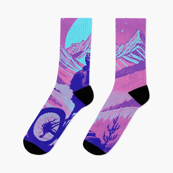 Item preview, Pink, Purple, and Blue Silhouette MTB designed and sold by GrizzlyCollective.