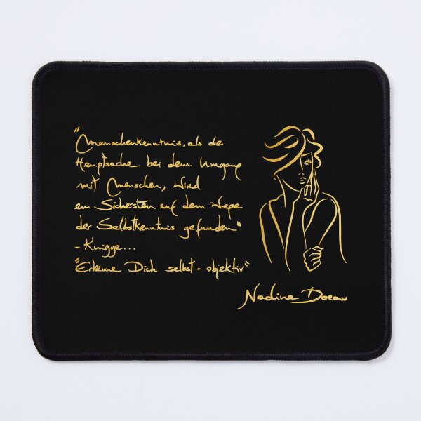 Item preview, Nadine Dorau _ Etiquette saying | Quote - 09 "GOLDEN SERIES" _ Handmade designed and sold by Nadine Dorau.
