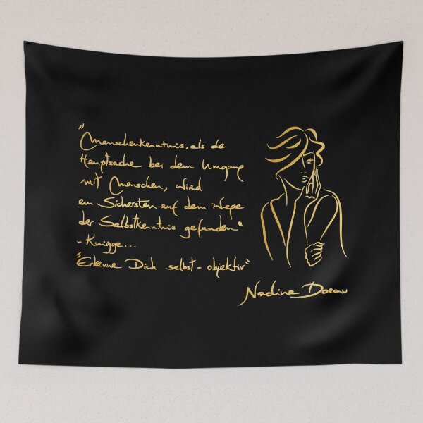 Item preview, Nadine Dorau _ Etiquette saying | Quote - 09 "GOLDEN SERIES" _ Handmade designed and sold by Nadine Dorau.