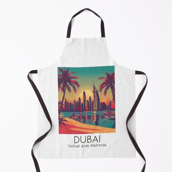 Item preview, A Vintage Travel Illustration of Dubai - United Arab Emirates designed and sold by GoodOldVintage.