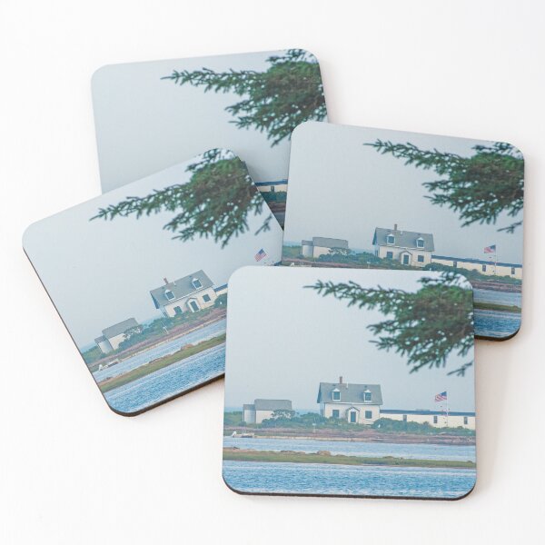 Item preview, Goat Island on Cape Porpoise, ME designed and sold by Ruth Curtis.