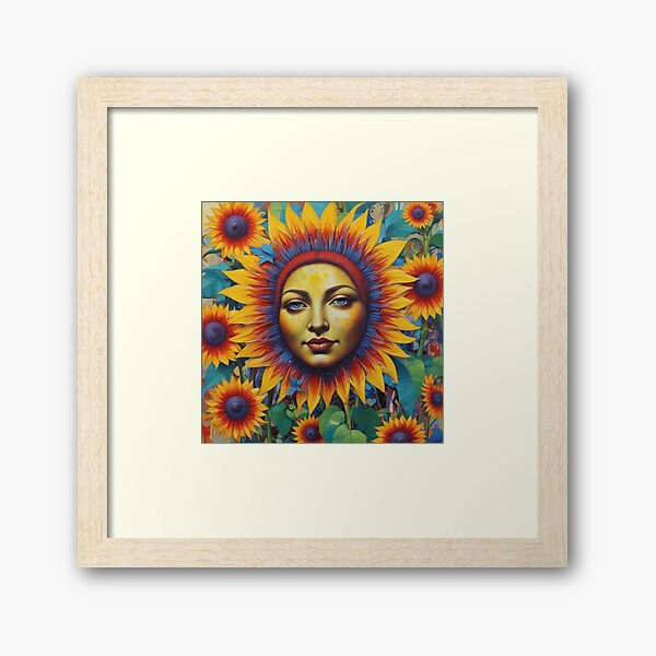 Item preview, Visage de tournesol designed and sold by GasconyPassion.