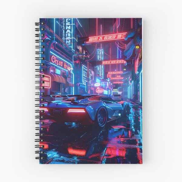 Item preview, Neon Raceway designed and sold by AI-Only Creations.