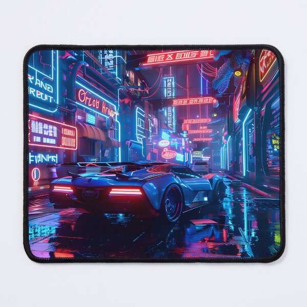 Item preview, Neon Raceway designed and sold by AI-Only Creations.