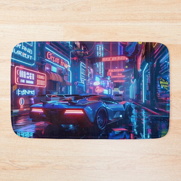 Item preview, Neon Raceway designed and sold by AI-Only Creations.