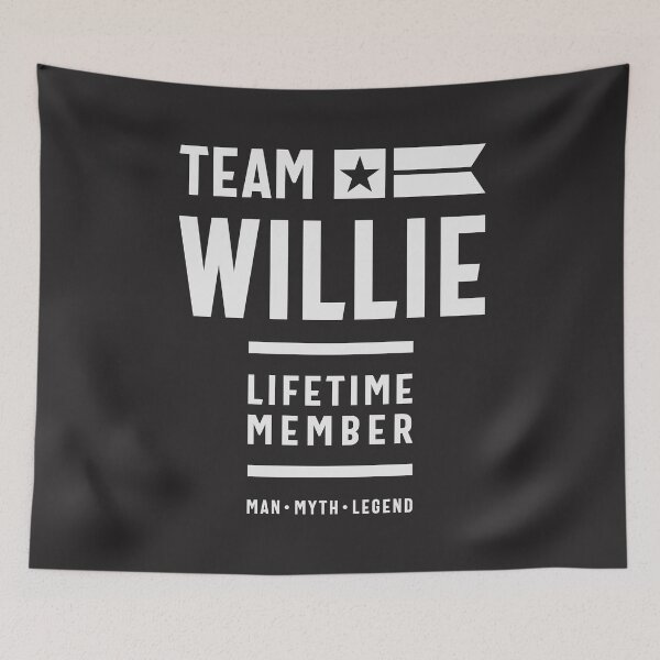 Item preview, Team Willie Lifetime Member Funny Name Willie designed and sold by cidolopez.