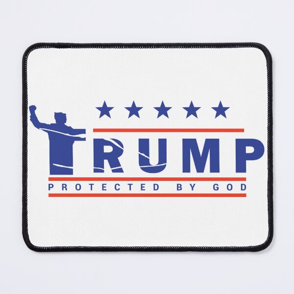 Item preview, TRUMP: PROTECTED BY GOD designed and sold by CarrotMan2.