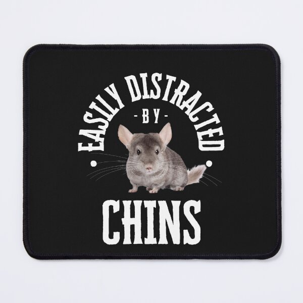 Item preview, I am easily distracted by chins, stickers and stuff designed and sold by Smallfish1274.