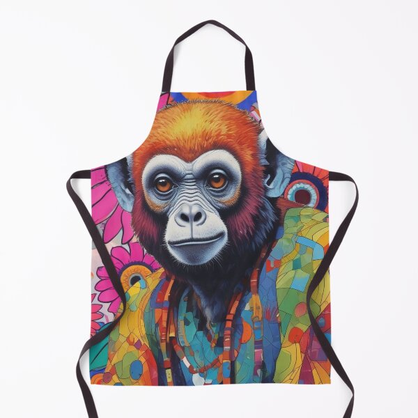 Item preview, Gibbon and sunflowers designed and sold by GasconyPassion.