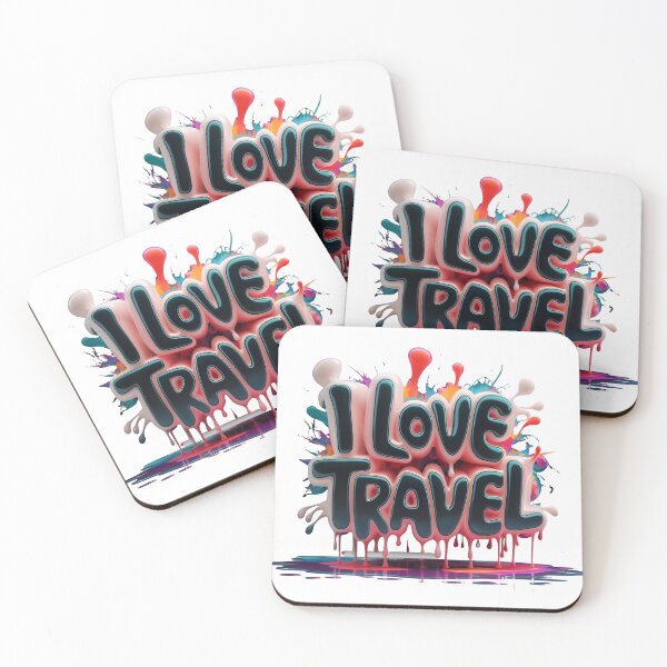 Item preview, i love travel designed and sold by graphicnew.